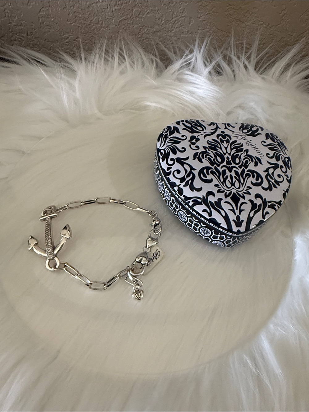 ⚓️🆕 Brighton Coastline  Silver Anchor Bracelet NWT